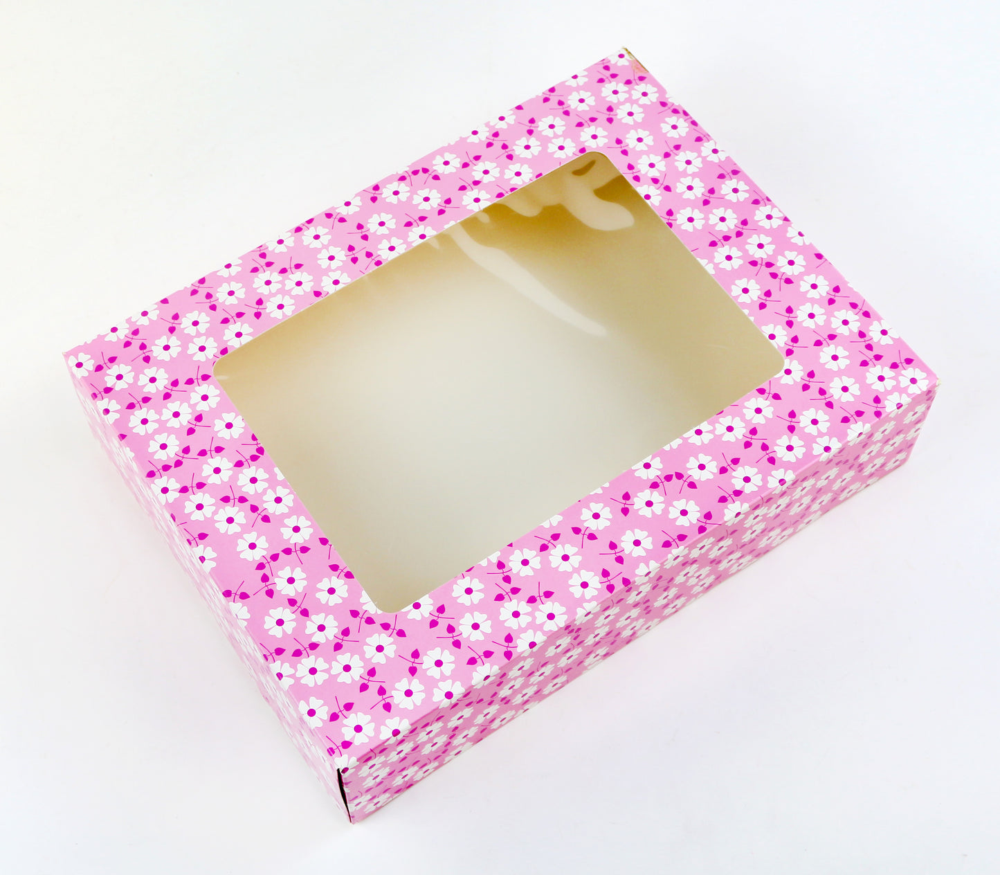 Floral Cookie Box With Window