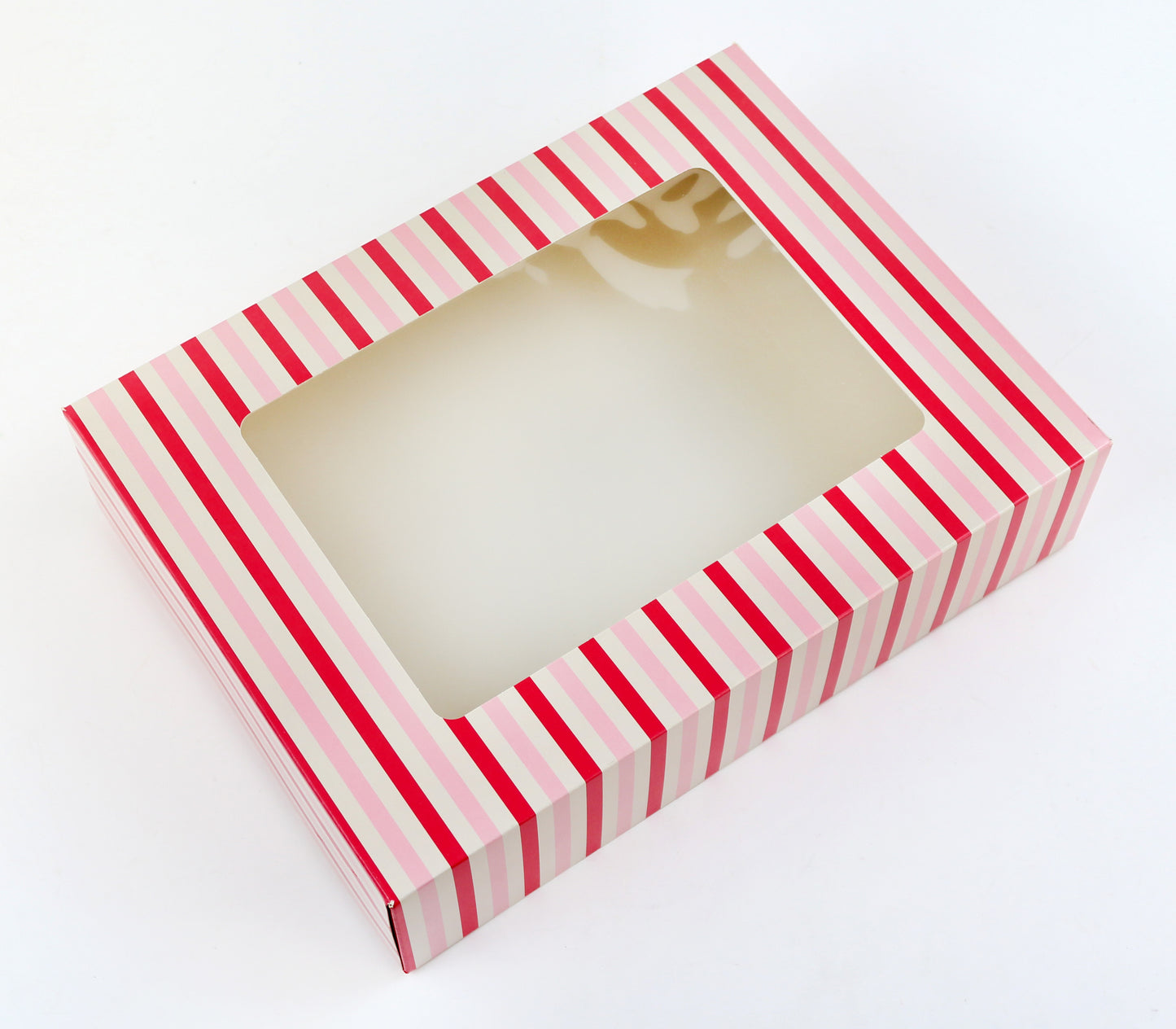 Stripe Cookie Box With Window