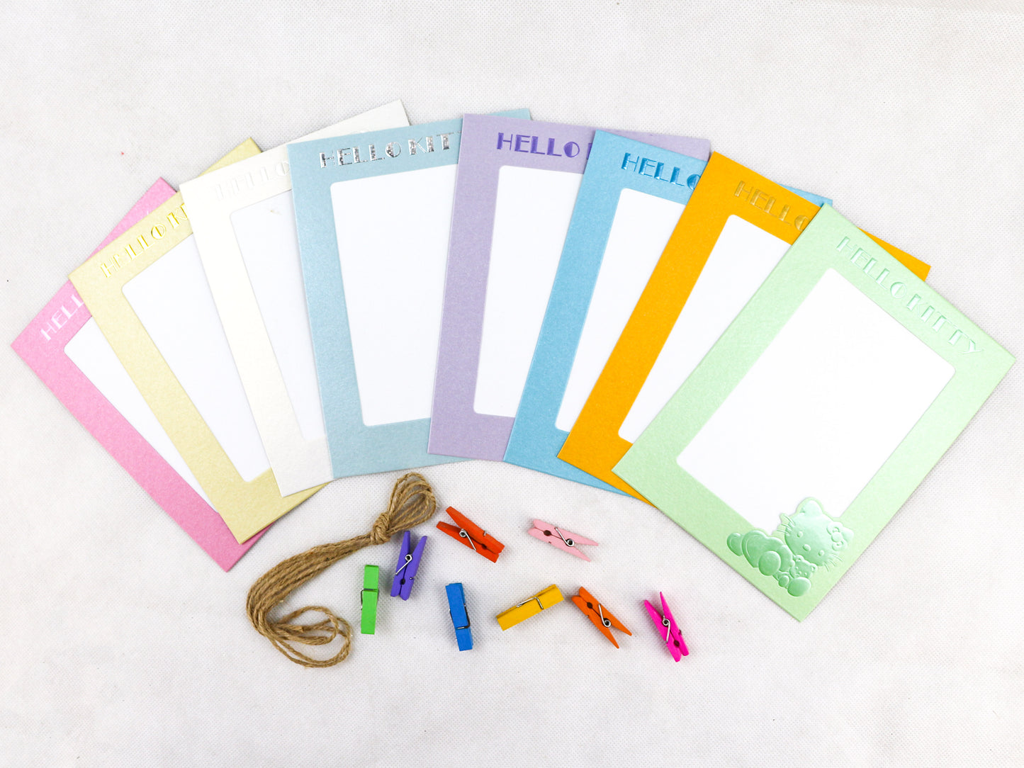 Hemp Rope Clip & Paper Photo Frame
