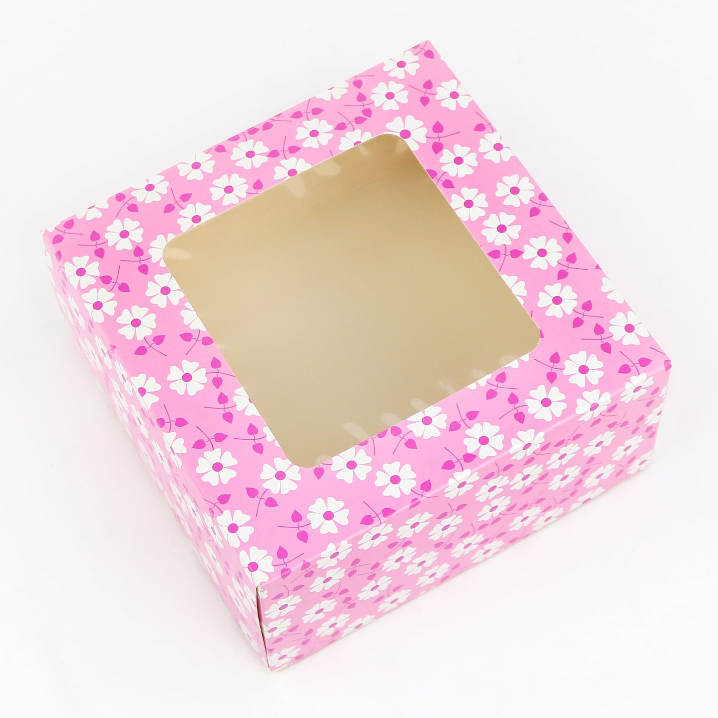 Floral Cookie Box With Window