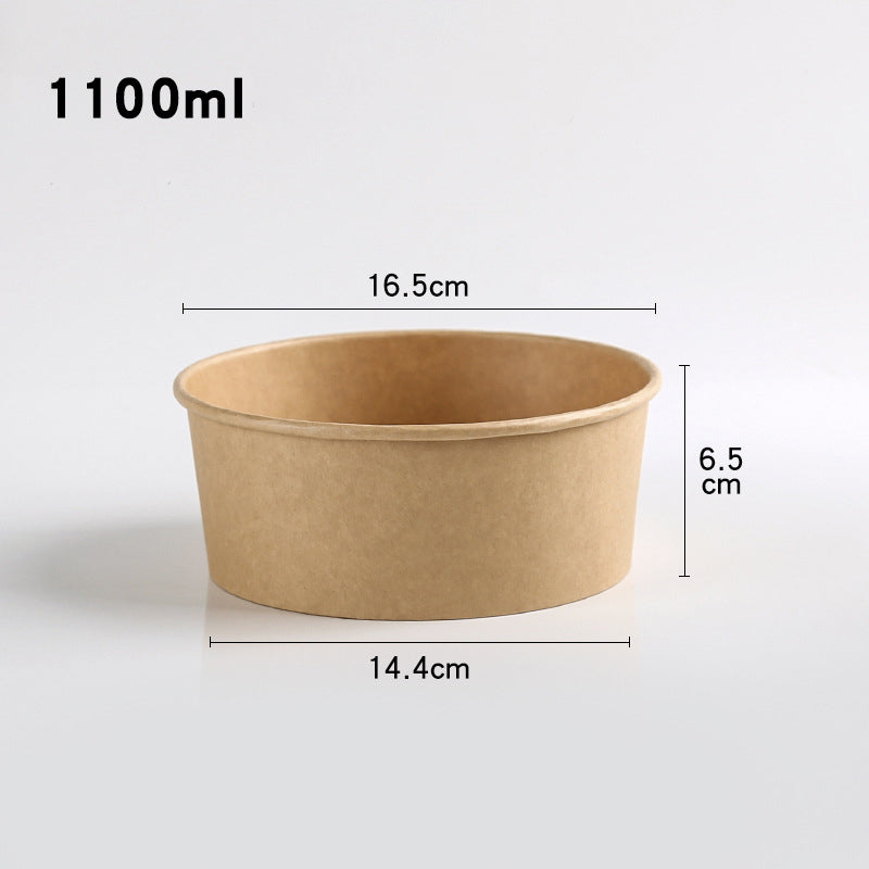 Heavy Duty White & Brown Paper Soup Container 500ml / 750ml / 1000ml / 1300ml