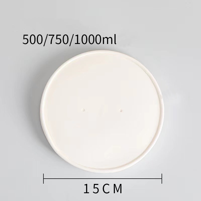 Heavy Duty White & Brown Paper Soup Container 500ml / 750ml / 1000ml / 1300ml
