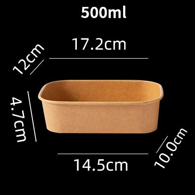 Rectangular Food Container 500ml / 750ml /1000ml