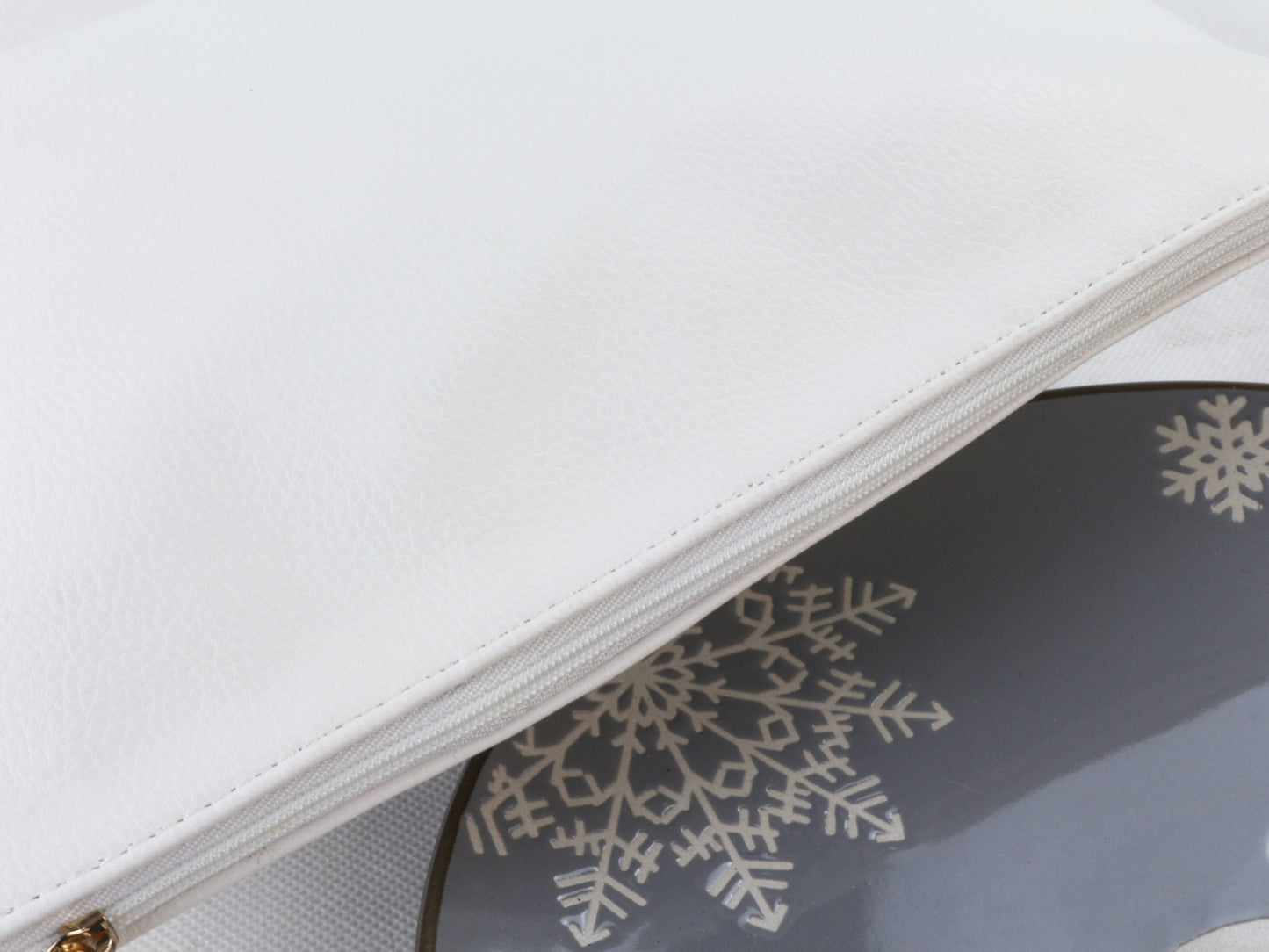 White simple stylish clutch bag