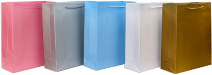 Handheld paper bag